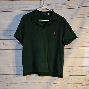 Polo Ralph Lauren Classic Fit Green Polo Shirt Mens Extra‎ Large XL